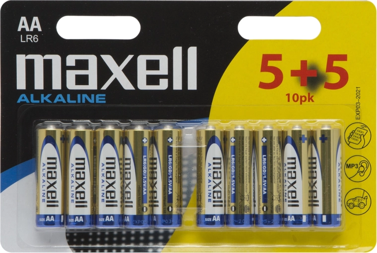 Alkalická tužková baterie AA LR6 1,5 V - 1 kus