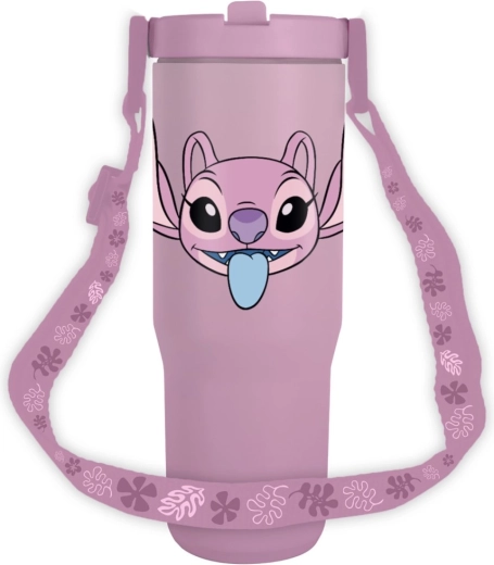 Cestovní hrnek s popruhem Lilo a Stitch Angel