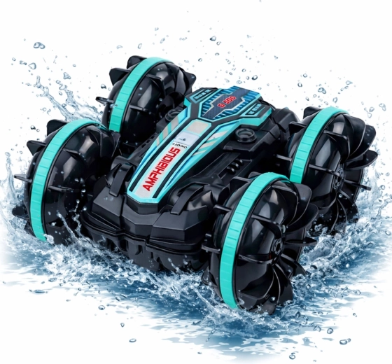 Skutečná amfibiální jízda na souši i ve vodě