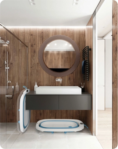 Skládací, stabilní a úsporná na prostor