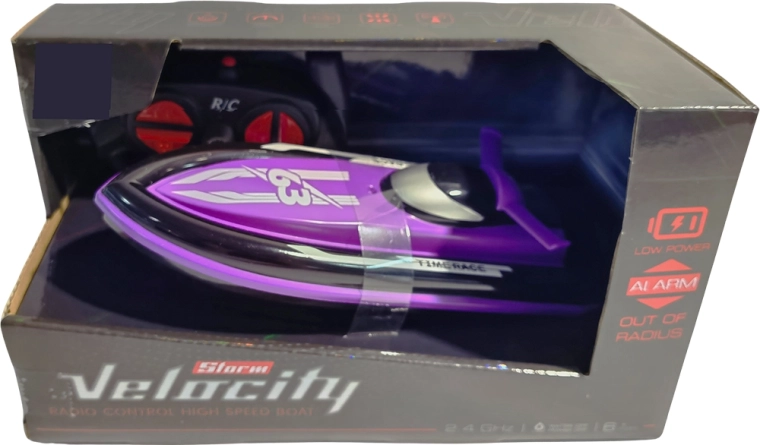 R/C rychlostní člun Velocity 1:16 2,4 GHz purpurový