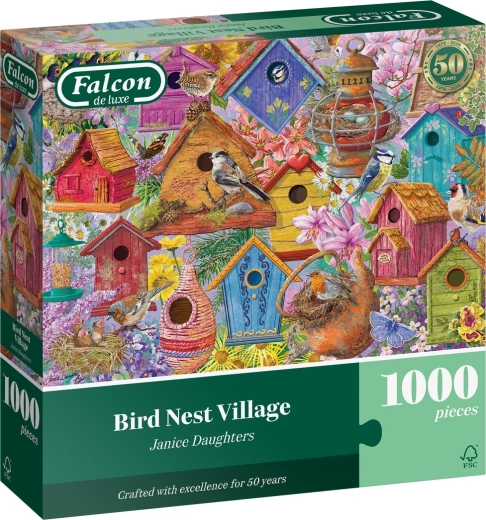 Falcon puzzle Ptačí budky 1000 dílků