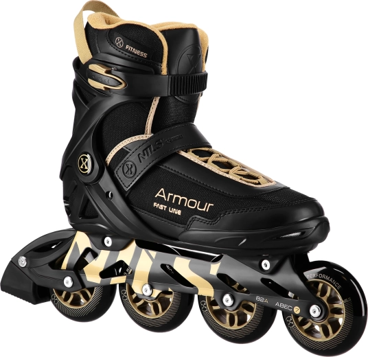 Inline brusle NILS Extreme Armour – Černá-zlatá 913159-7