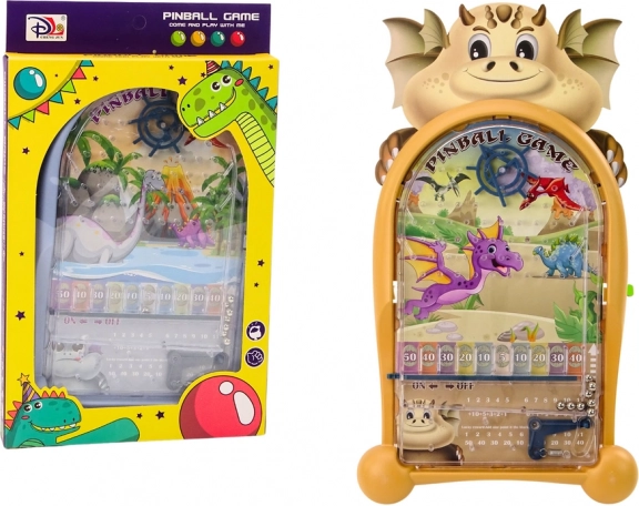 Pinball dinosauři a draci béžový