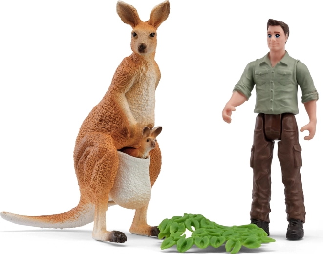 Schleich výlet s rangerem za klokany - 1 kus