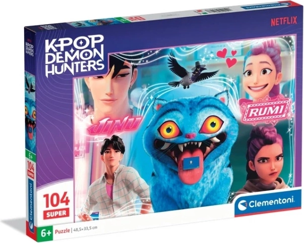 Clementoni puzzle Super K-Pop Demon Hunters 104 dílků