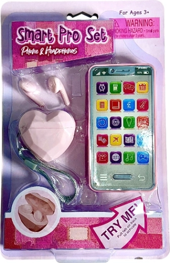 Dětský interaktivní smartphone se sluchátky a zvukem