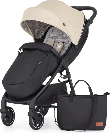 Petite&Mars sportovní kočárek Royal3 Black Sahara Beige