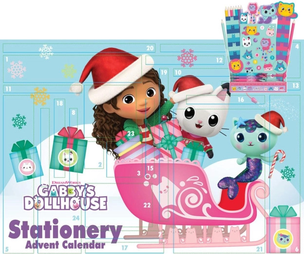 Papírenský adventní kalendář Gábi's Dollhouse