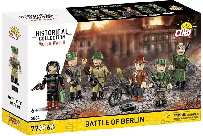 Stavebnice COBI bitva o Berlín (77 dílků, 6 figurek)