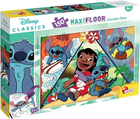 Maxipodlaha puzzle 150 LILO & STITCH