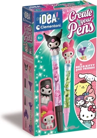 Clementoni Idea mini továrna na pera Hello Kitty a přátelé