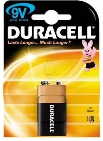 Alkalická baterie 9V DURACELL Basic