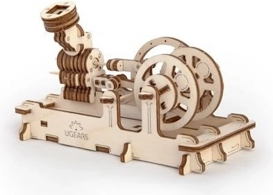 Dřevěné 3D puzzle UGEARS Vzduchový motor – mechanický model