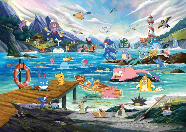 Ravensburger Pokémon Breakout 3 puzzle, 1000 dílků