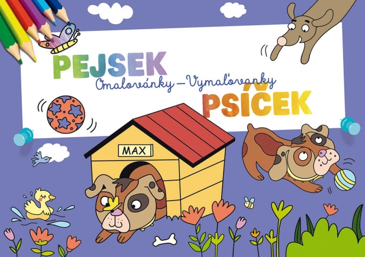 Jiri Models dětské omalovánky A5 pejsek - 1 kus