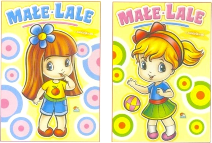 Omalovánka pro dívky s nálepkami Malé Lale