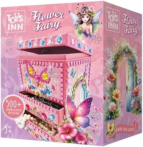 Dekorativní šperkovnice Flower Fairy Bellisa – kreativní mozaiková sada pro děti