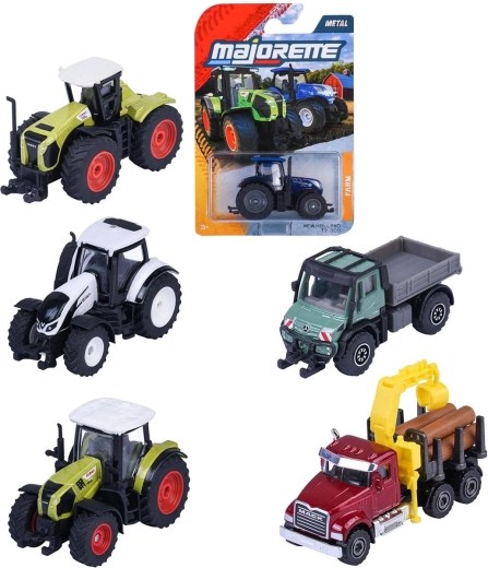 Majorette farmářské kovové vozidlo nebo traktor - 1 kus