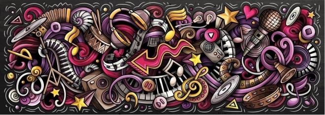 Panoramatické puzzle Prvky rytmu 1000 dílků