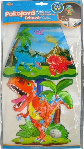 Dětská nástěnná 3D lampa T‑Rex