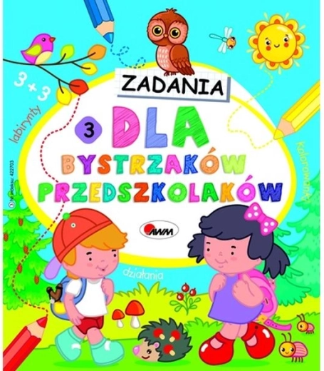 Dla bystrzaków przedszkolaków 3 – pracovní sešit pro předškoláky (polsky)