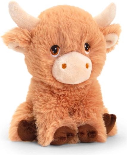 Keel toys Keeleco vysokohorská kráva eco plyšák 18 cm