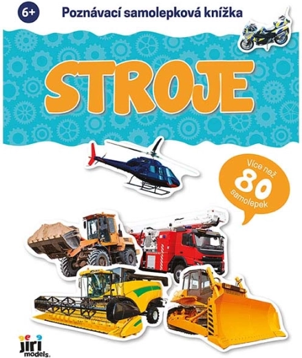 Poznávací samolepková knížka stroje
