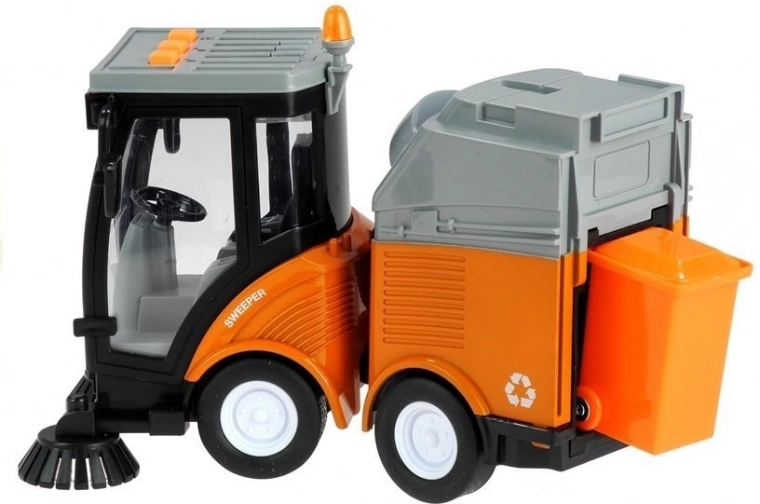 Otevíratelný koš a přední kartáče