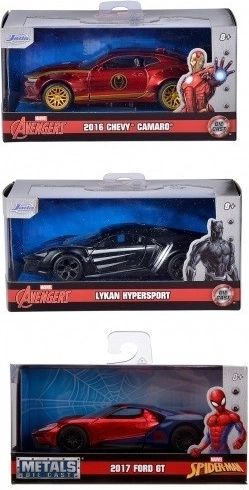 Kovový model auta MARVEL 1:32 (mix variant)