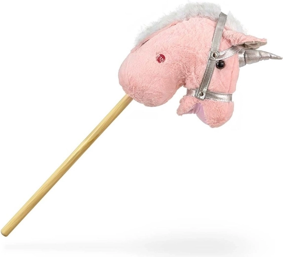 Měkká plyš a pevná dřevěná tyč