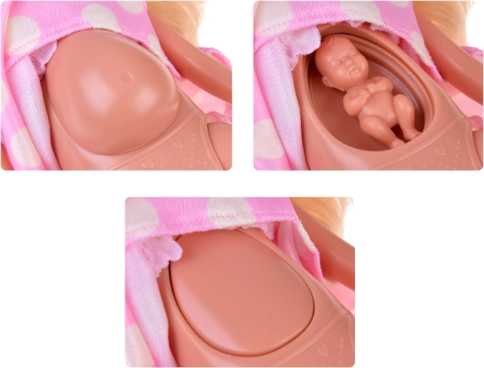 Maminka s otevíracím bříškem