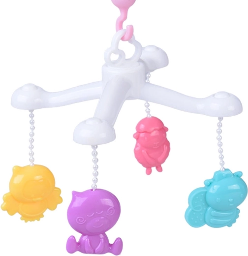 Postýlka s karuselou pro klidné usínání