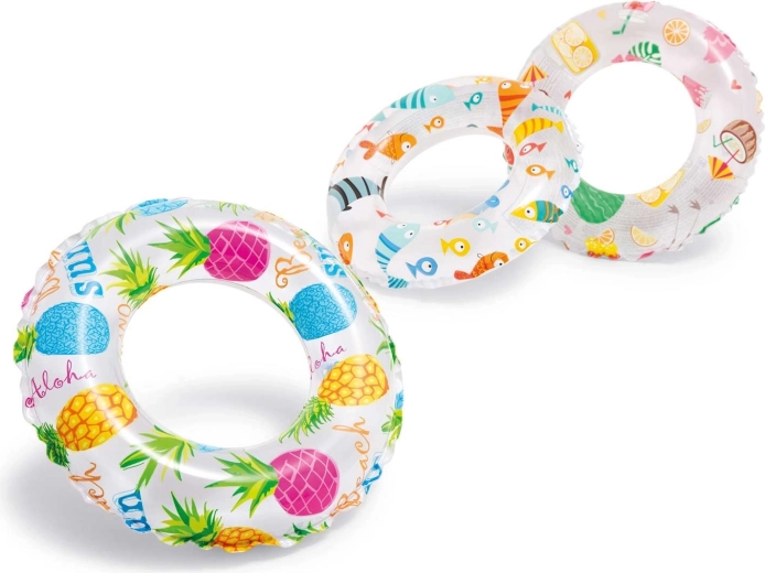 Nafukovací kruh do vody 51 cm INTEX – letní motivy