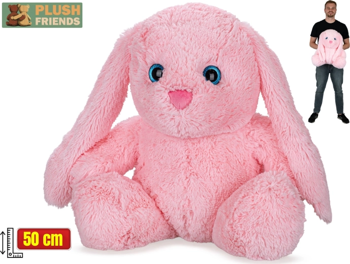 Plush Friends králík růžový 50 cm