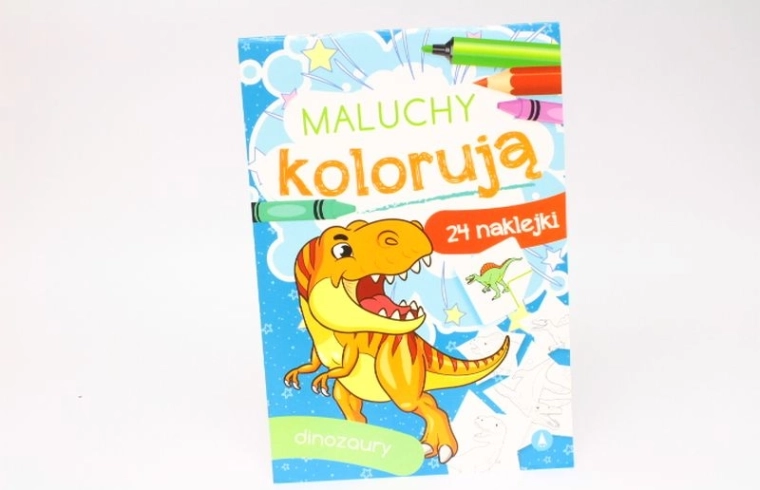 Maluchy kolorují dinosauři