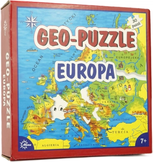 Puzzle Geo-Puzzle Evropa