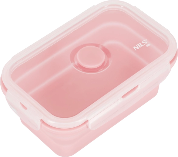 Skládací svačinový box 500 ml růžový NILS Camp