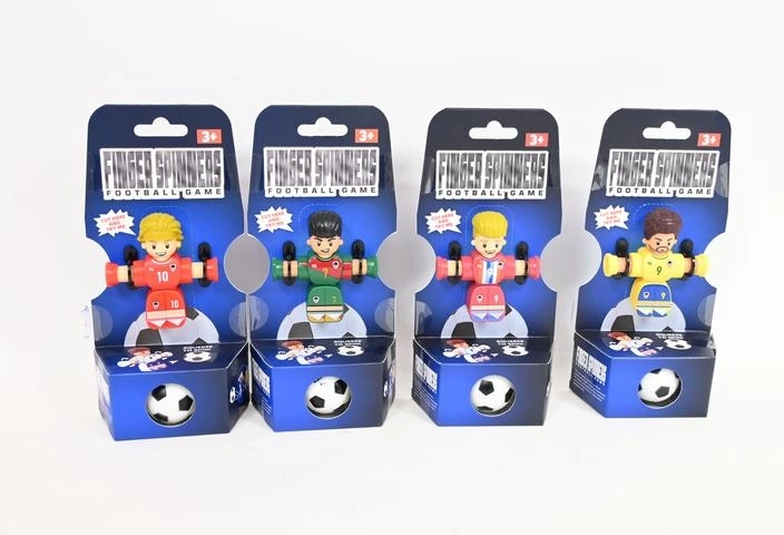 Finger spinners stolní fotbálek – figurka fotbalisty s míčkem