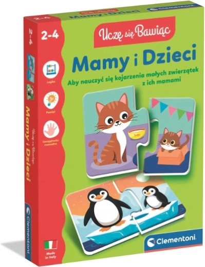 Vzdělávací obrázková hra – Maminky a mláďata