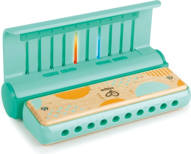 Hape harmonika se světelnou výukou