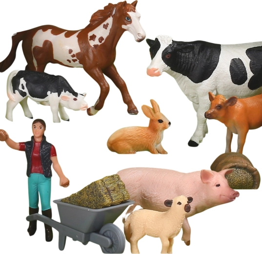 Realistické figurky ze statku