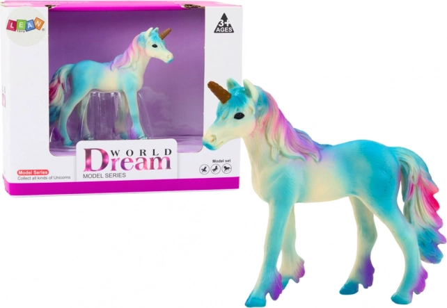 Sběratelská figurka malý modrý jednorožec 8 cm
