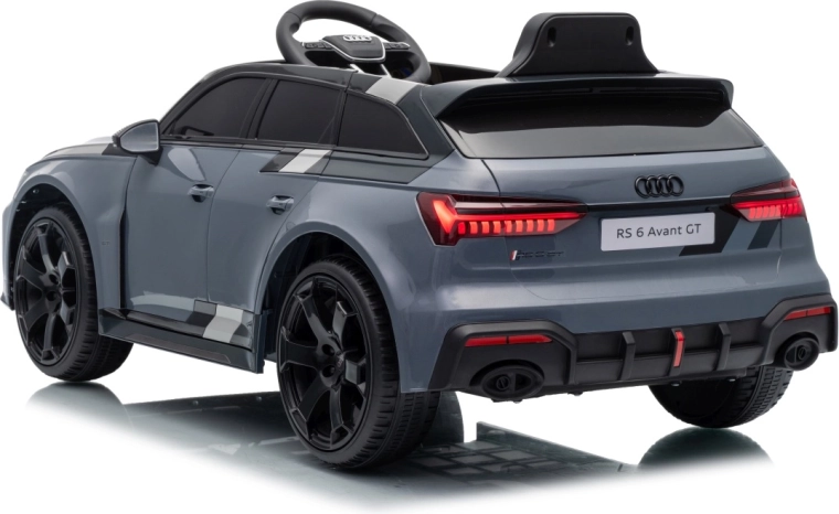 Dětské elektrické auto AUDI RS 6 Avant GT – šedé