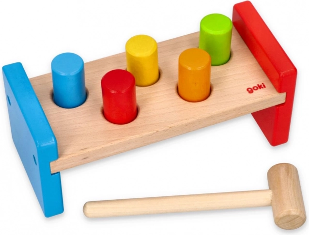 dřevěná zatloukací lavice Goki