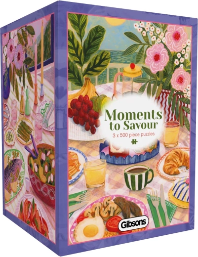 GIBSONS puzzle Okamžiky k vychutnání 3×500 dílků