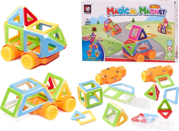 Magnetická stavebnice Magical Magnet - 38 dílů – dílů, 2
