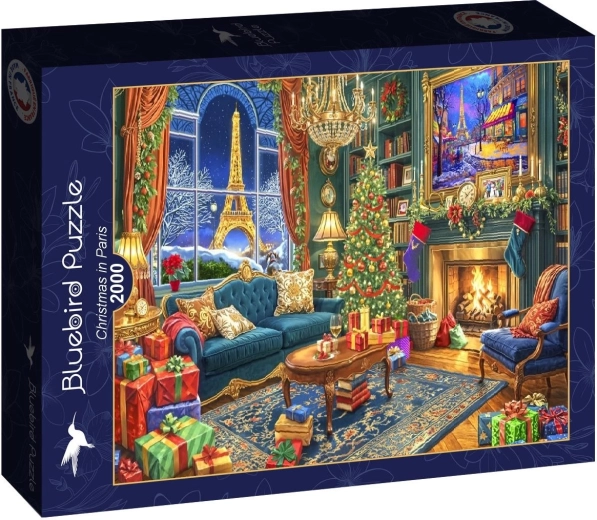 Bluebird puzzle Vánoce v Paříži 2000 dílků