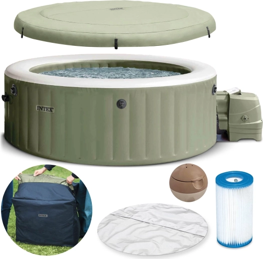 Nafukovací vířivka 4 osoby INTEX PureSpa 196 × 71 cm