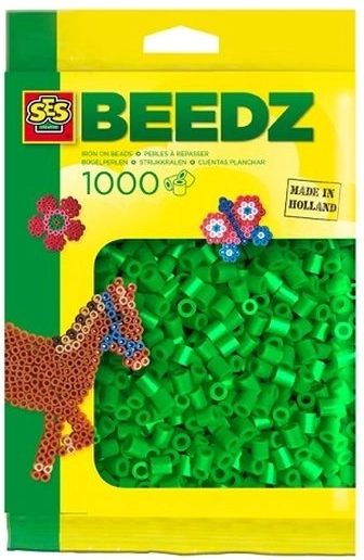 SES Creative zažehlovací korálky zelené 1000 ks